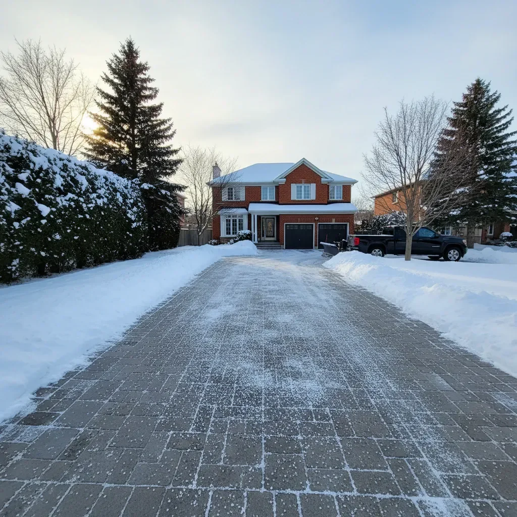 Professional Snow removal service by Signature Landscaping Oshawa in Oshawa